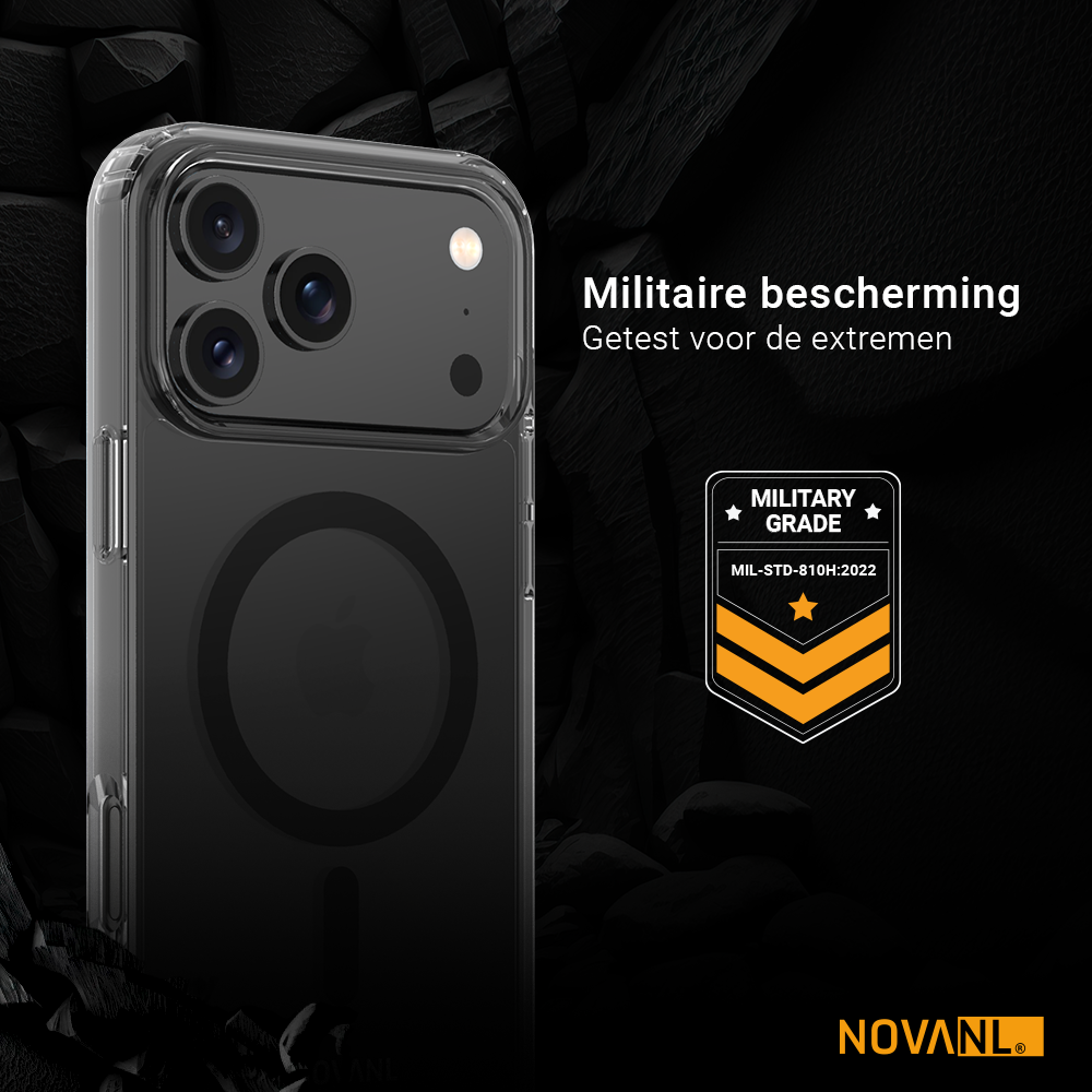 NOVANL ShockShield Case (incl. Magnetics) Compatible for iPhone 17 Pro