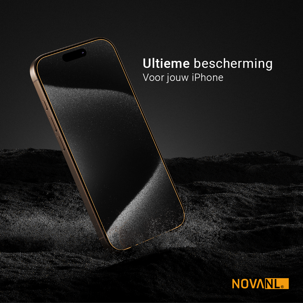 NOVANL 3-Pack Screen Protectors for iPhone 15 Pro with Installation Kit