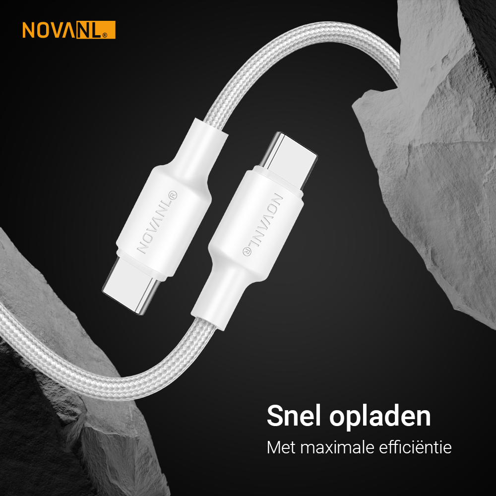 NOVANL SpeedCharge USB C to USB C Cable 60W