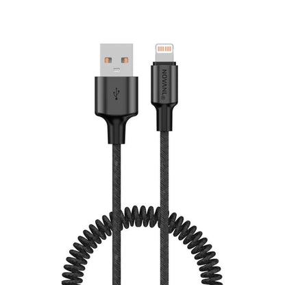 NOVANL SpeedCharge Spiral USB A to 8 Pin Cable 12W (1.5M)