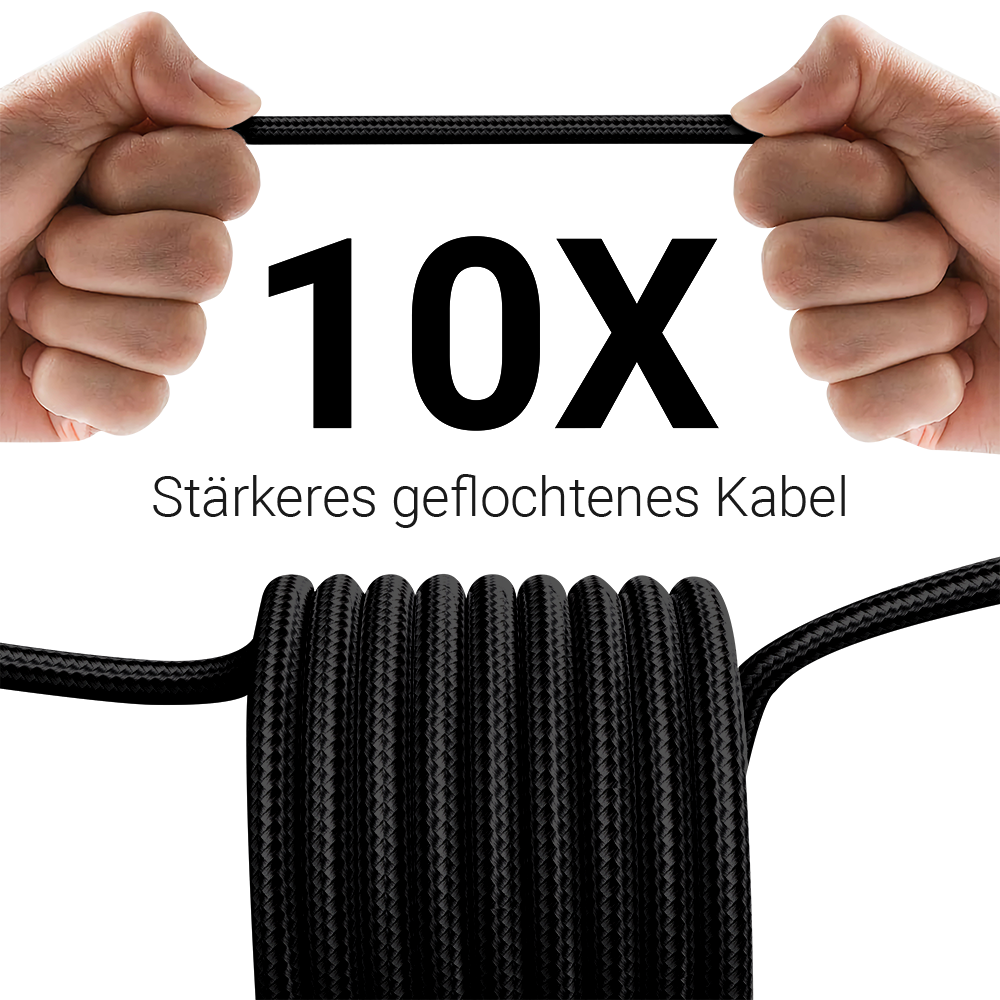 NOVANL SpeedCharge USB C naar Lightning kabel 20W Zwart Black