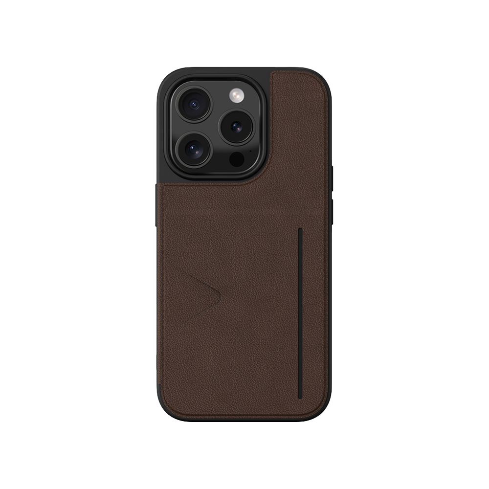 NOVANL WalletGuard hoesje voor iPhone 15 Pro Max Bruin Brown