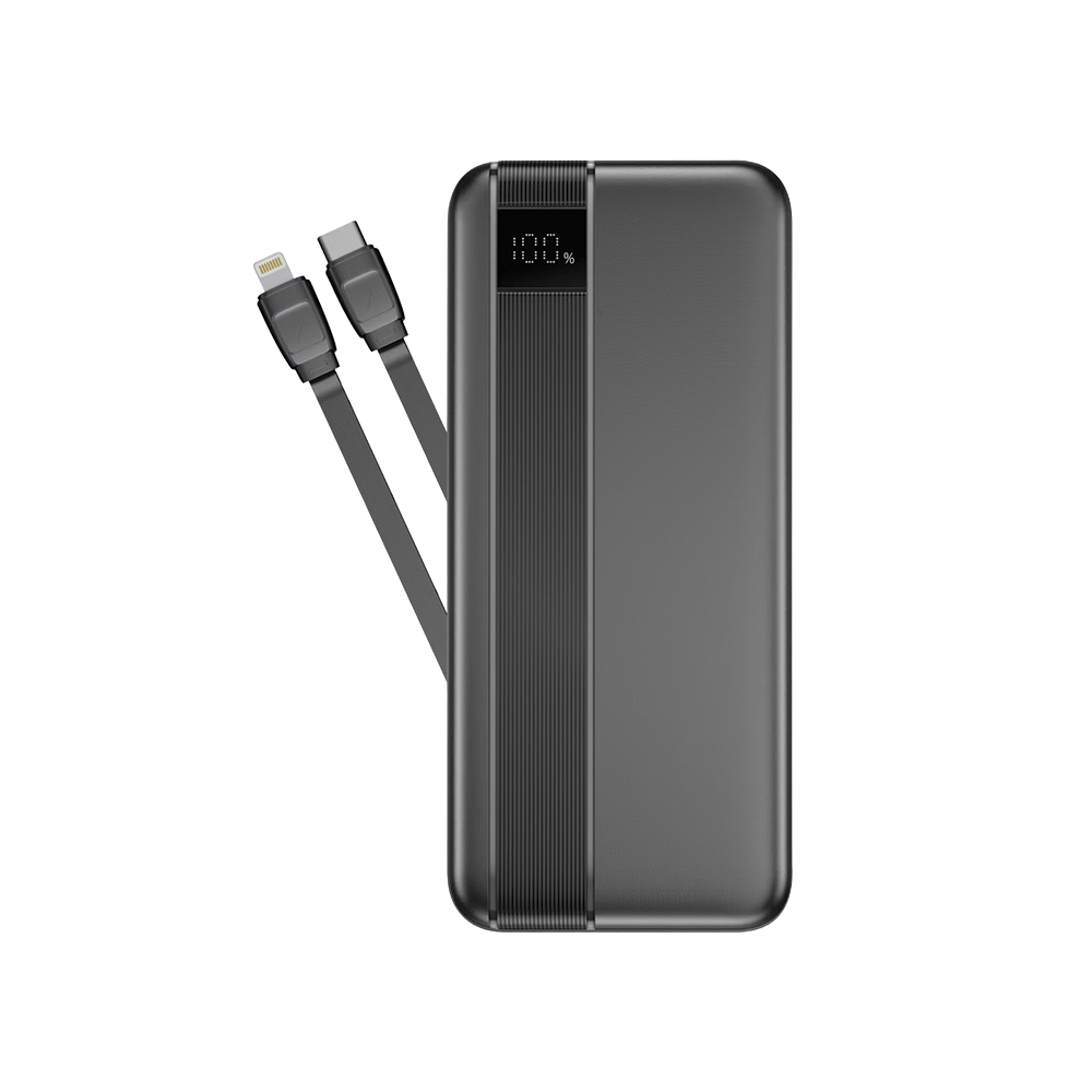 NOVANL PowerUp 20.000 mAh Dual Cable Power Bank