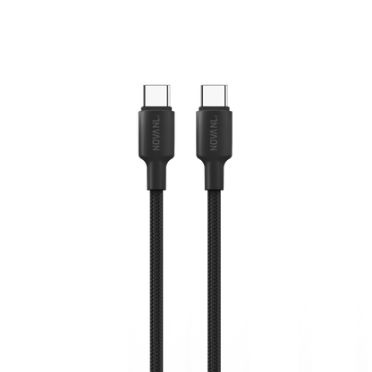 NOVANL SpeedCharge USB-C naar USB-C kabel 60W zwart Black
