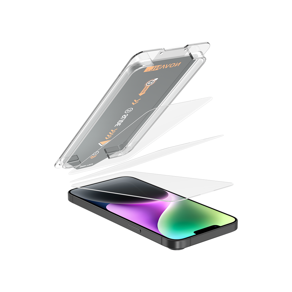 NOVANL 3-Pack Screen Protectors for iPhone 14 Pro Max with Installation Kit