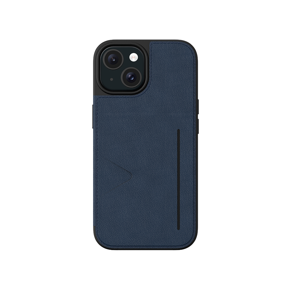 NOVANL WalletGuard hoesje voor iPhone 15 Plus Blauw Blue