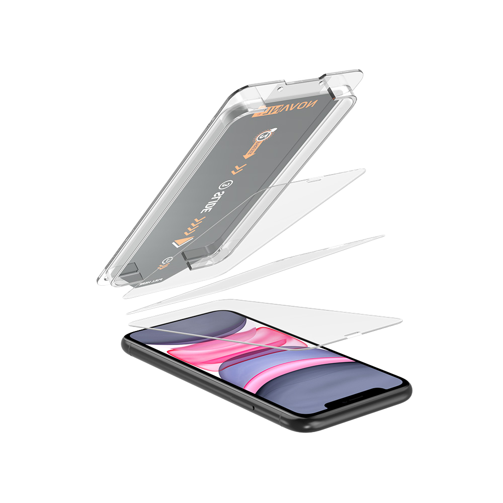 NOVANL 3-Pack Screen Protectors for iPhone 11 with Installation Kit