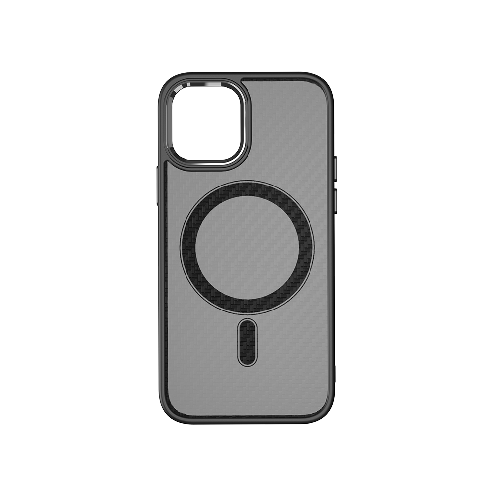 NOVANL MagGuard hoesje voor iPhone 12/12 Pro Carbon Fiber