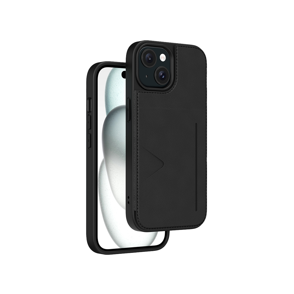 NOVANL WalletGuard hoesje voor iPhone 15 Zwart Black