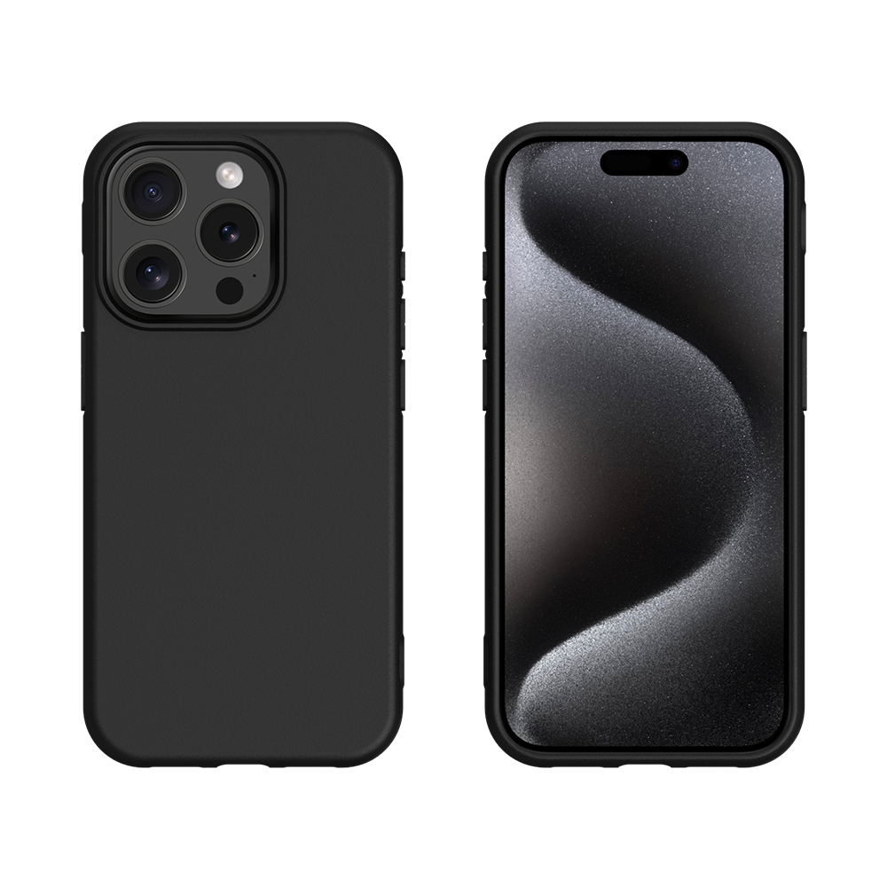 NOVANL Midnight TPU hoesje voor iPhone 15 Pro  Black