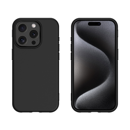 NOVANL Midnight TPU hoesje voor iPhone 15 Pro  Black