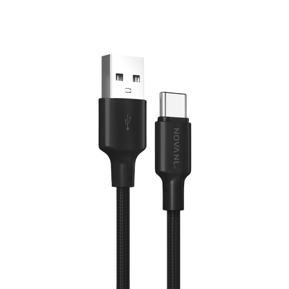 NOVANL SpeedCharge USB A naar USB-C kabel 12 zwart Black