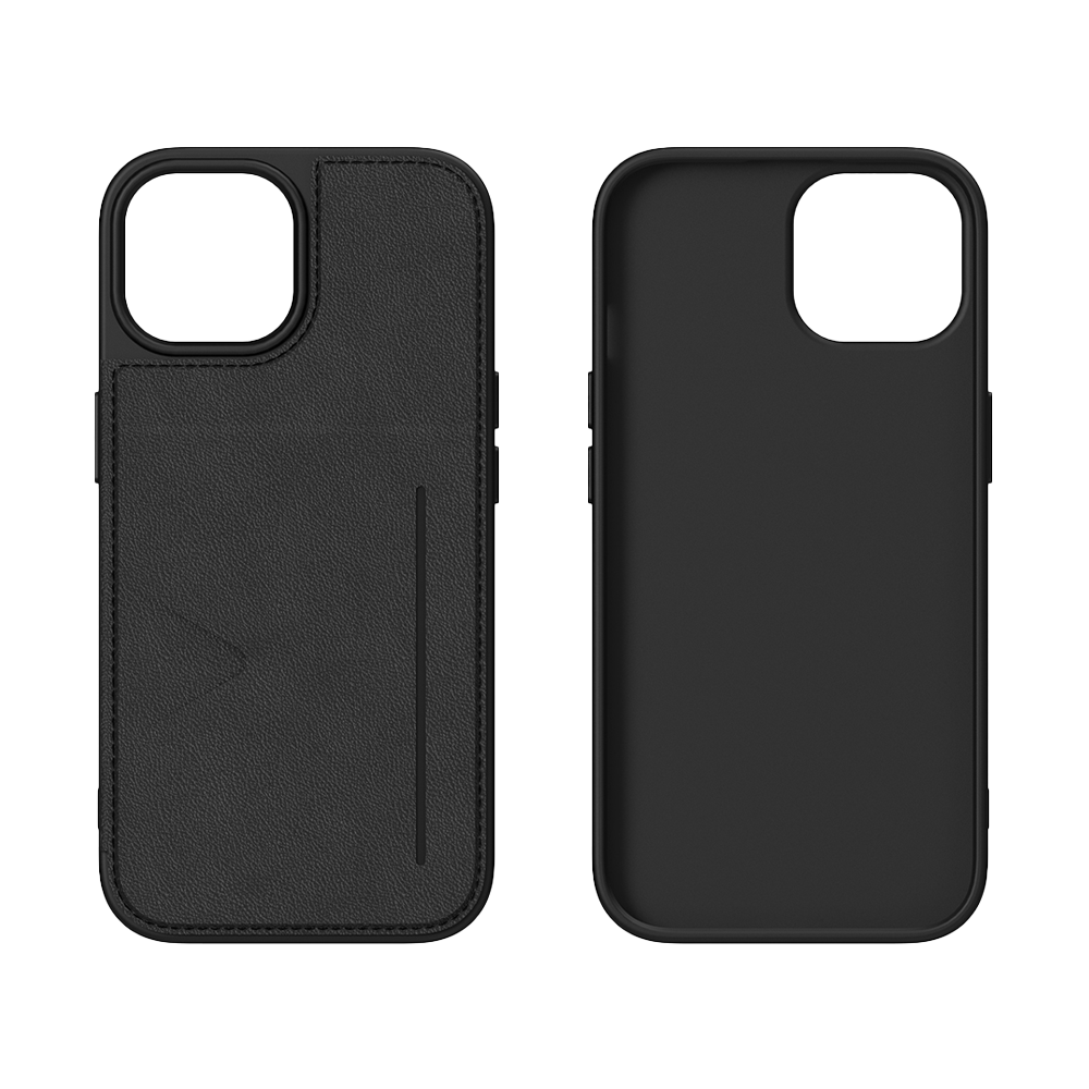 NOVANL WalletGuard hoesje voor iPhone 15 Zwart Black