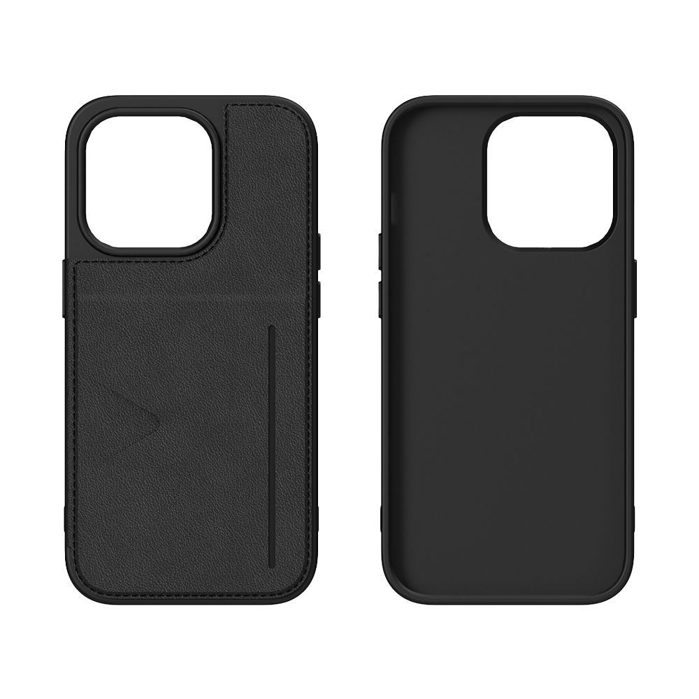 NOVANL WalletGuard hoesje voor iPhone 14 Pro Max Zwart Black