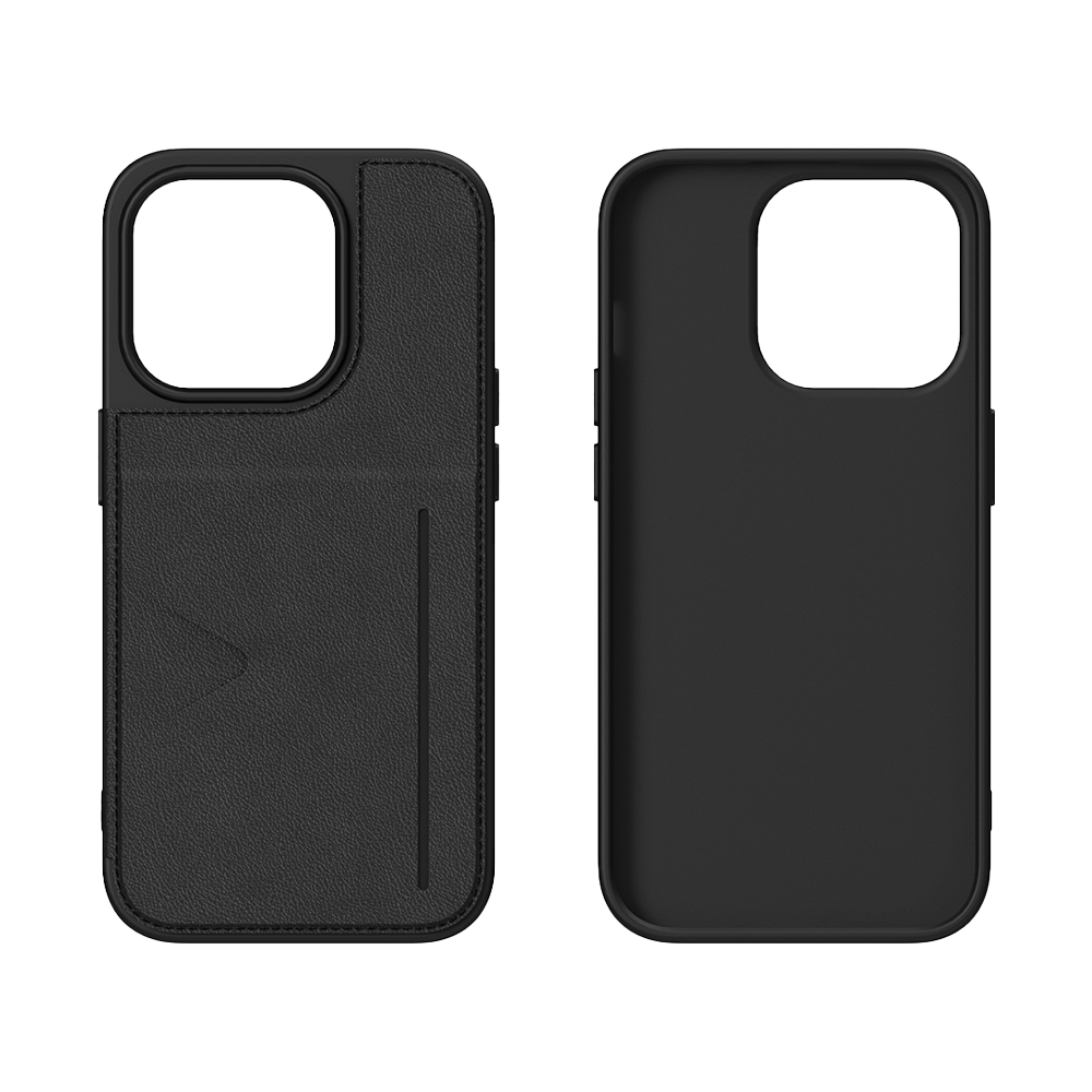 NOVANL WalletGuard hoesje voor iPhone 15 Pro Zwart Black