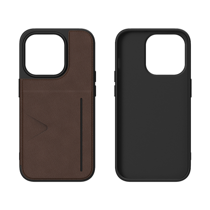 NOVANL WalletGuard hoesje voor iPhone 15 Pro Max Bruin Brown