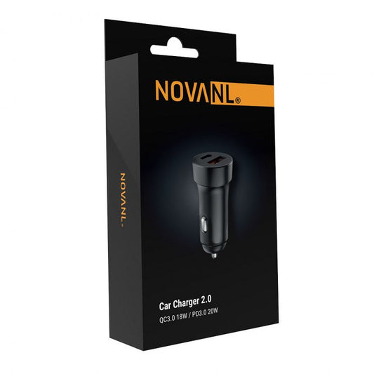 NOVANL PowerDrive 20W (USB-A & USB-C) Car Charger