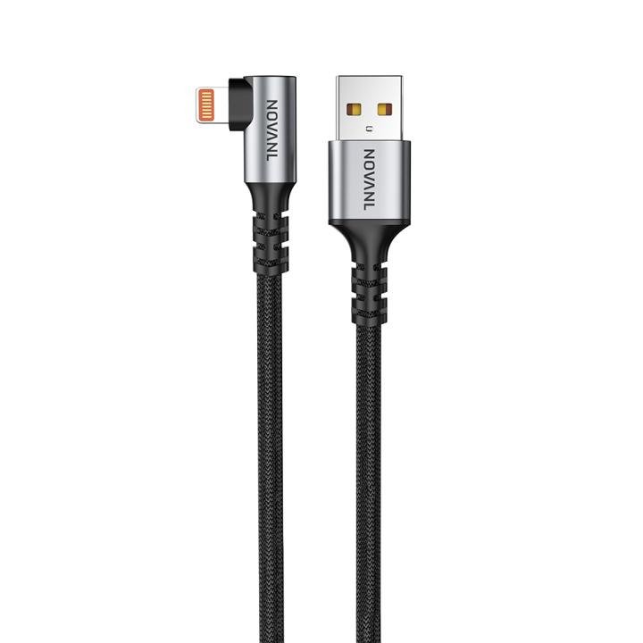 NOVANL SpeedCharge 90-degree USB A to 8 Pin Cable 12W (1.5M)