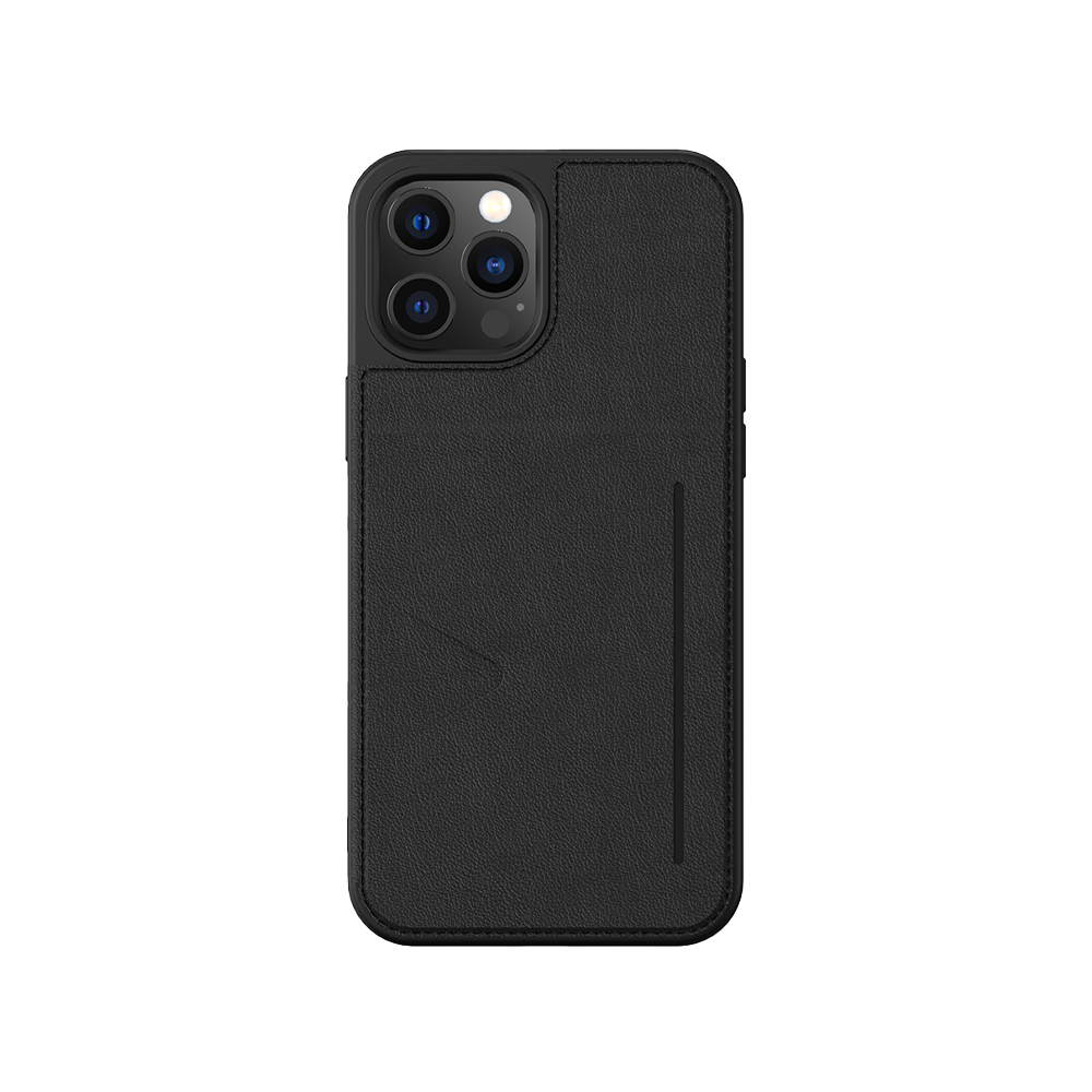 NOVANL WalletGuard hoesje voor iPhone 12 Pro Max Zwart Black