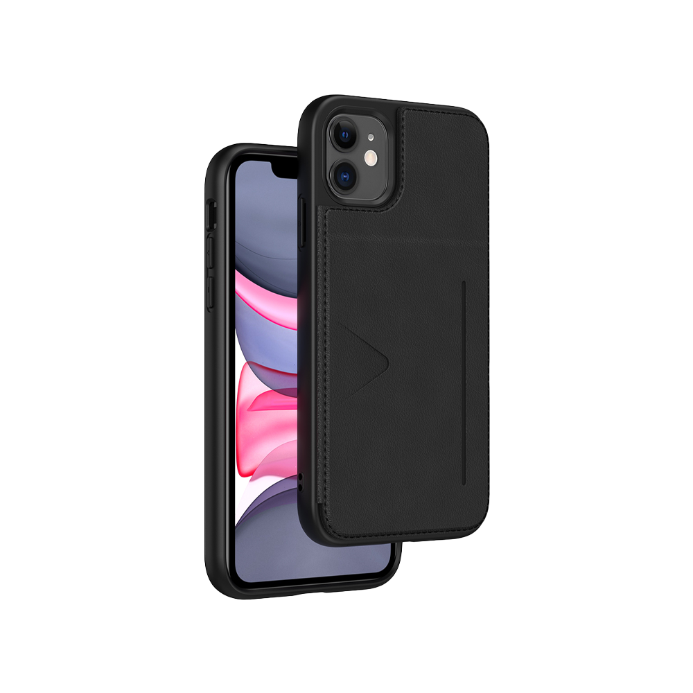 NOVANL WalletGuard hoesje voor iPhone 11 Zwart Black