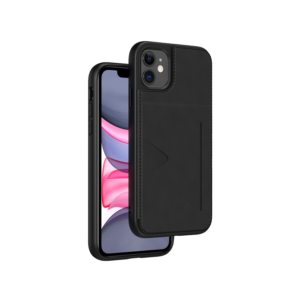 NOVANL WalletGuard hoesje voor iPhone Xs Max Zwart Black