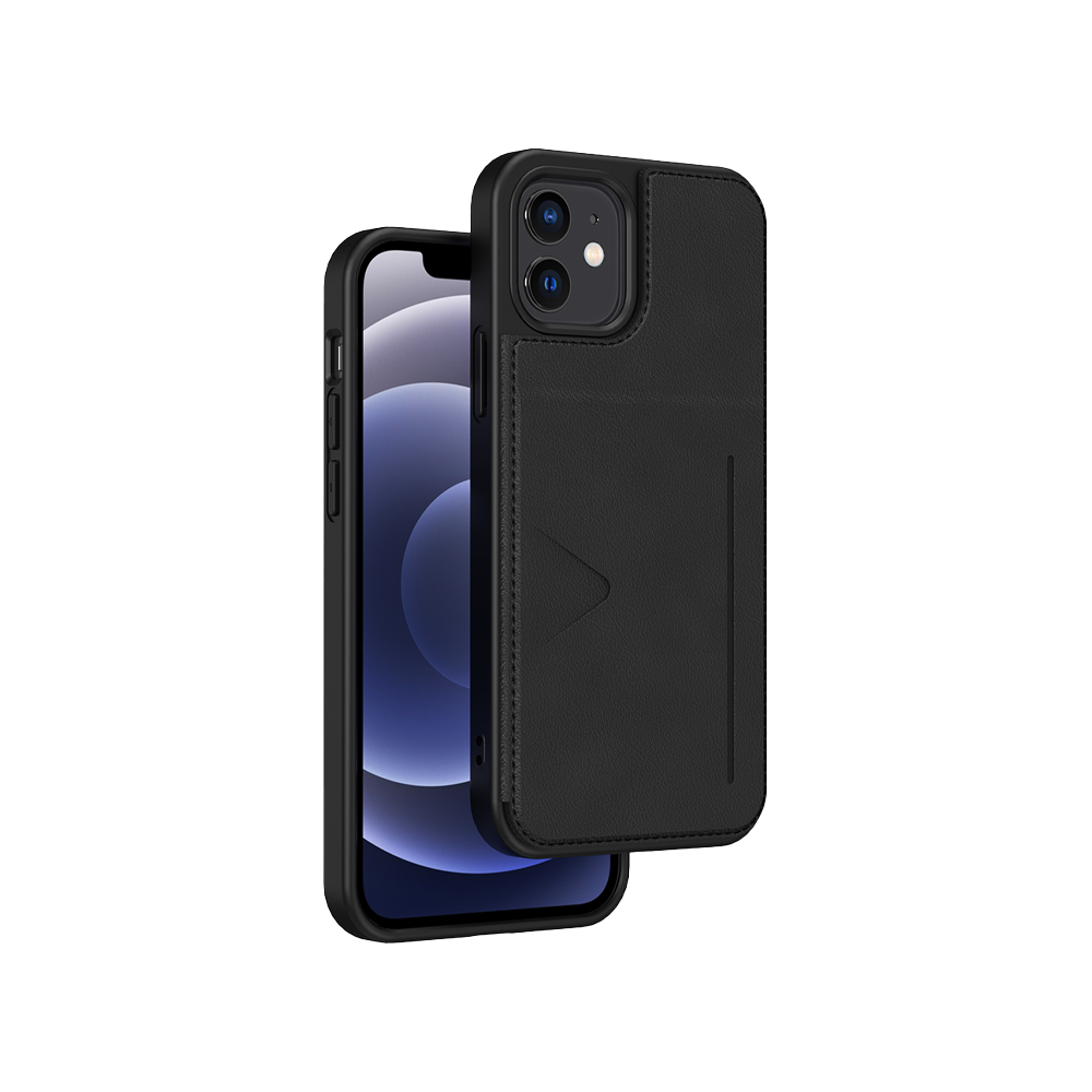 NOVANL WalletGuard hoesje voor iPhone 12 Mini Zwart Black