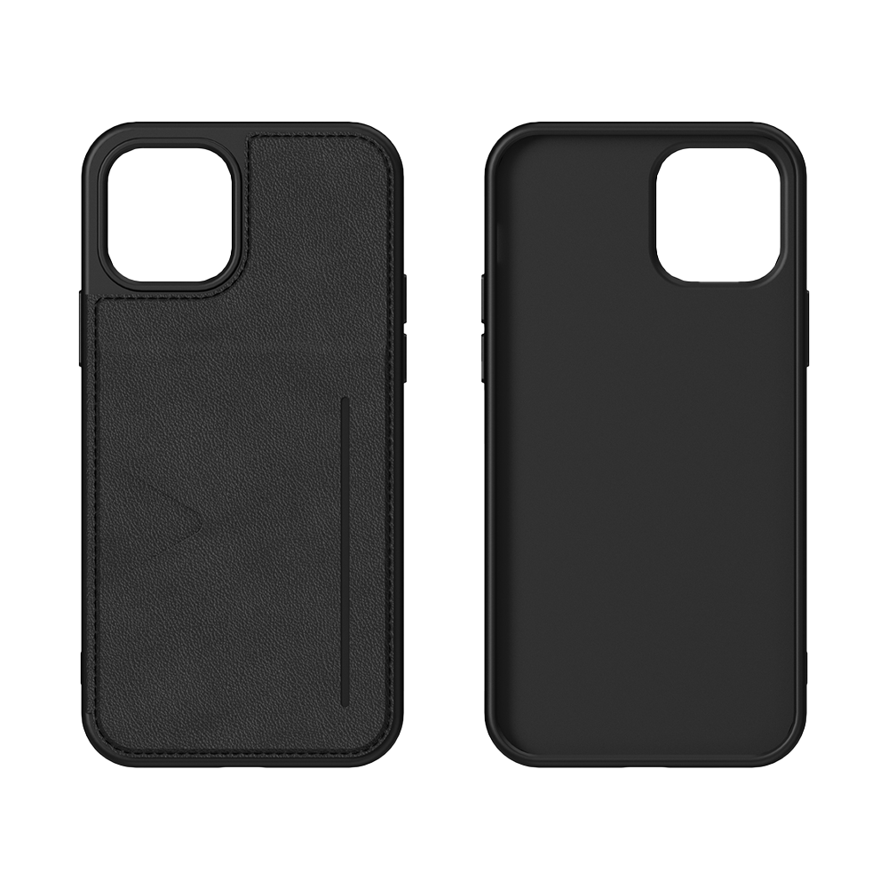 NOVANL WalletGuard hoesje voor iPhone 12/12 Pro Zwart Black