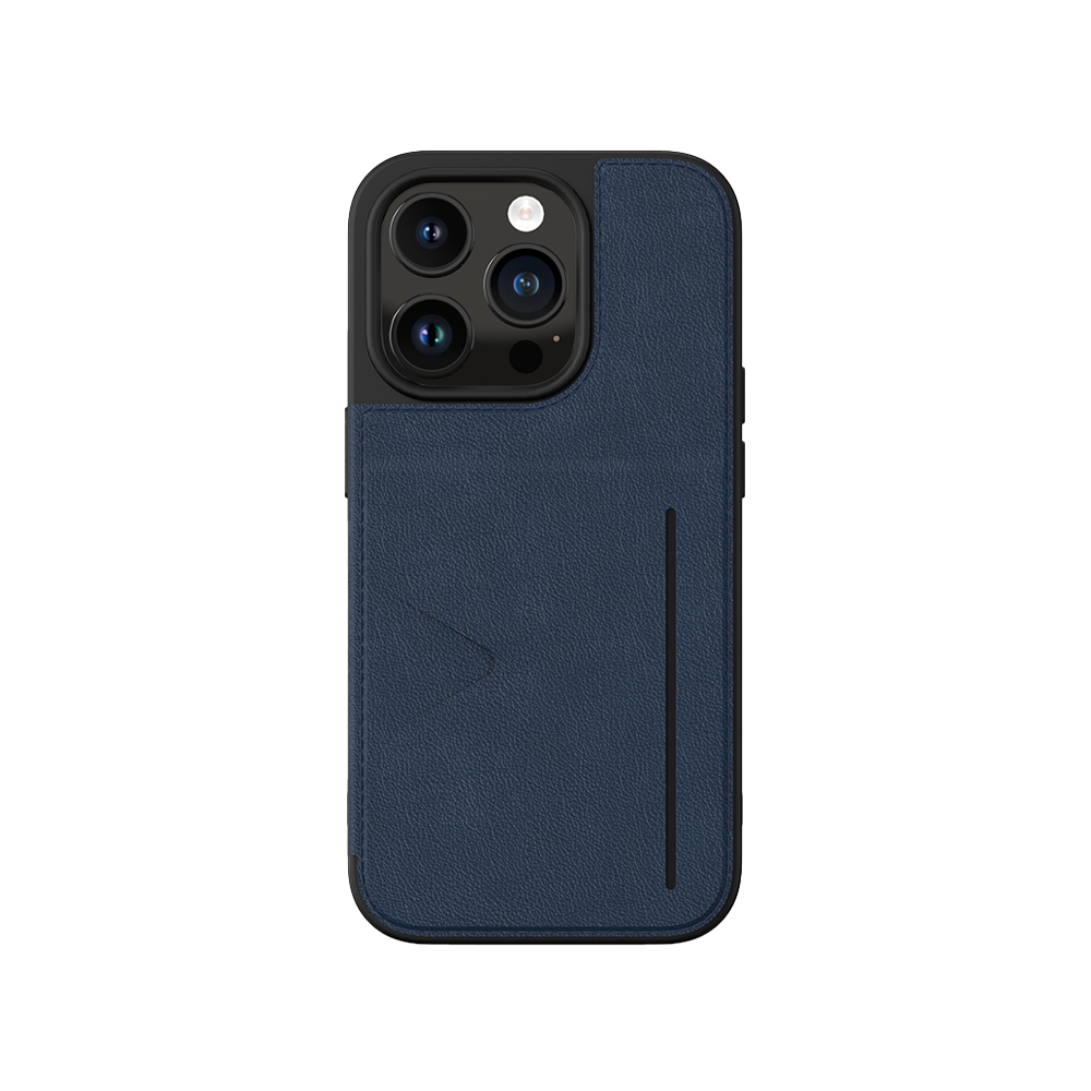 NOVANL WalletGuard hoesje voor iPhone 14 Pro Max Blauw Blue