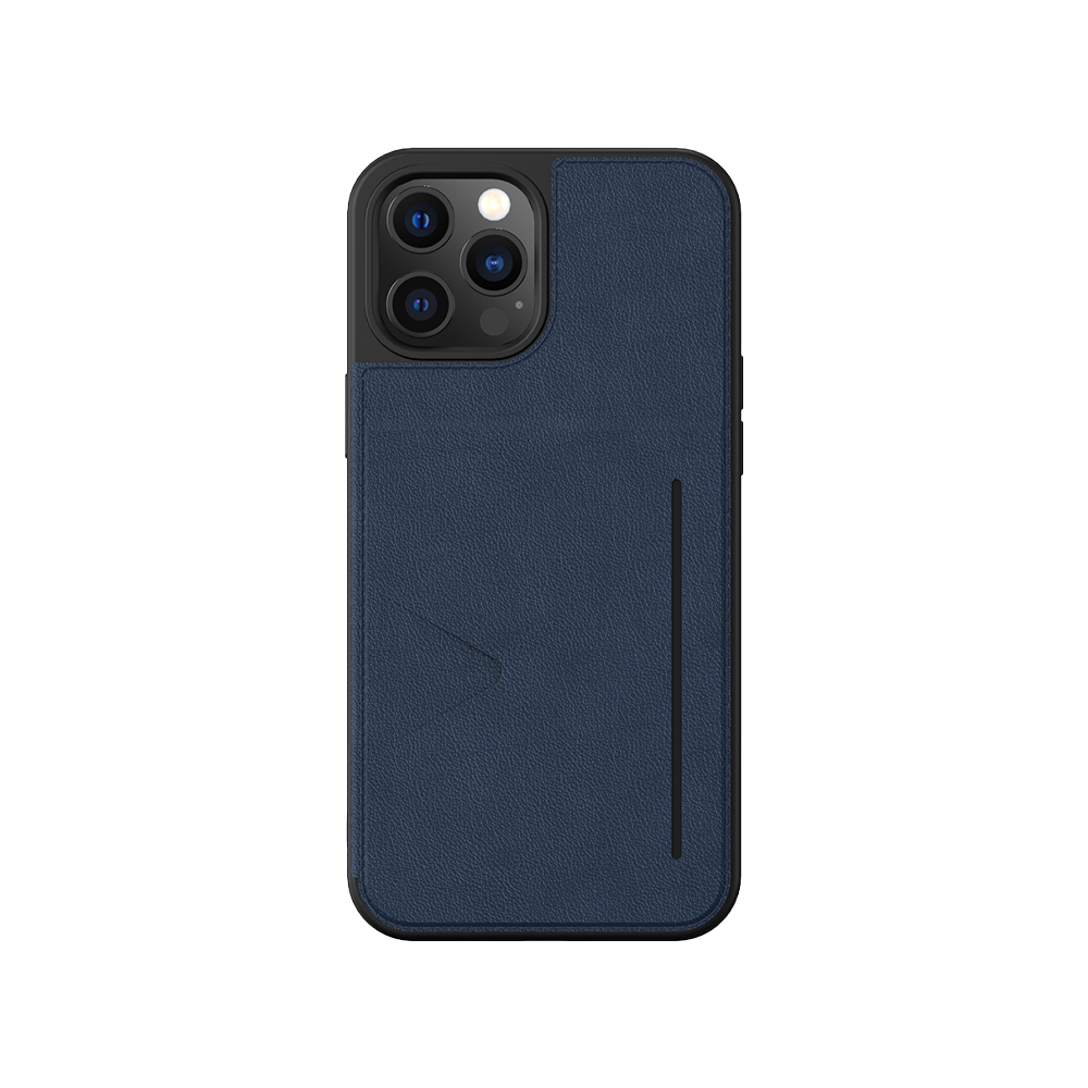 NOVANL WalletGuard hoesje voor iPhone 12 Pro Max Blauw Blue