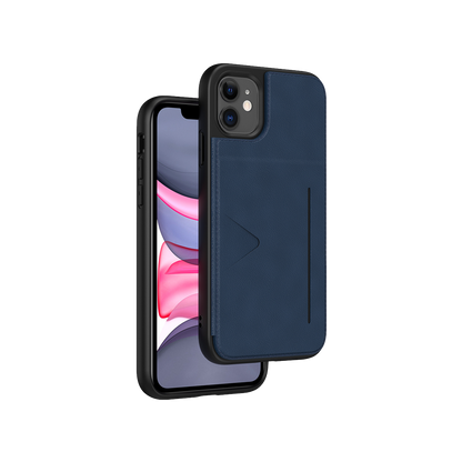 NOVANL WalletGuard Case for iPhone X/Xs Blauw Blue