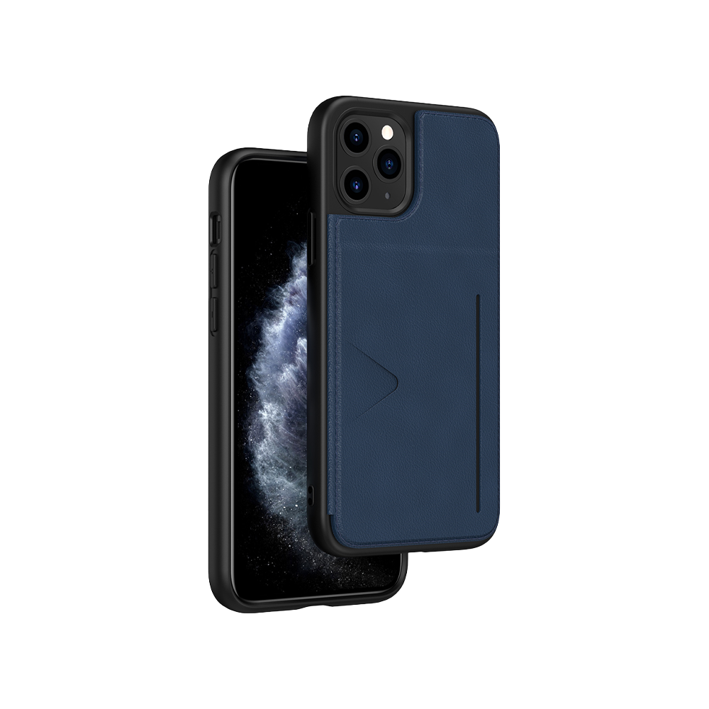 NOVANL WalletGuard hoesje voor iPhone 11 Pro Max Blauw Blue