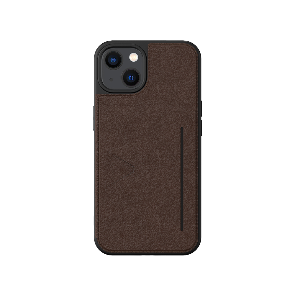 NOVANL WalletGuard hoesje voor iPhone 13 Bruin Brown