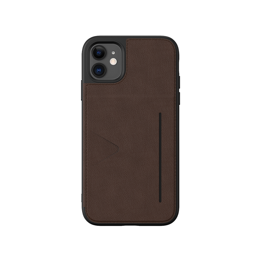 NOVANL WalletGuard hoesje voor iPhone X/Xs Bruin Brown