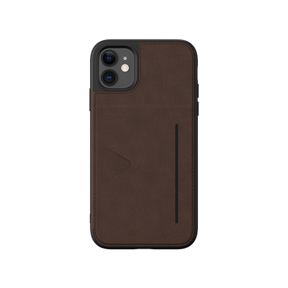 NOVANL WalletGuard hoesje voor iPhone X/Xs Bruin Brown