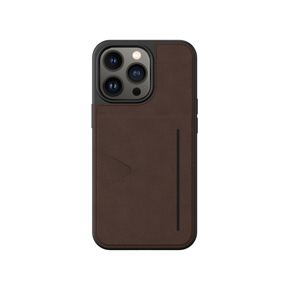 NOVANL WalletGuard hoesje voor iPhone 13 Pro Max Bruin Brown