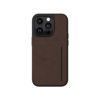 NOVANL WalletGuard hoesje voor iPhone 14 Pro Bruin Brown