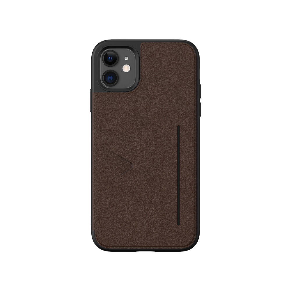 NOVANL WalletGuard hoesje voor iPhone 11 Bruin Brown