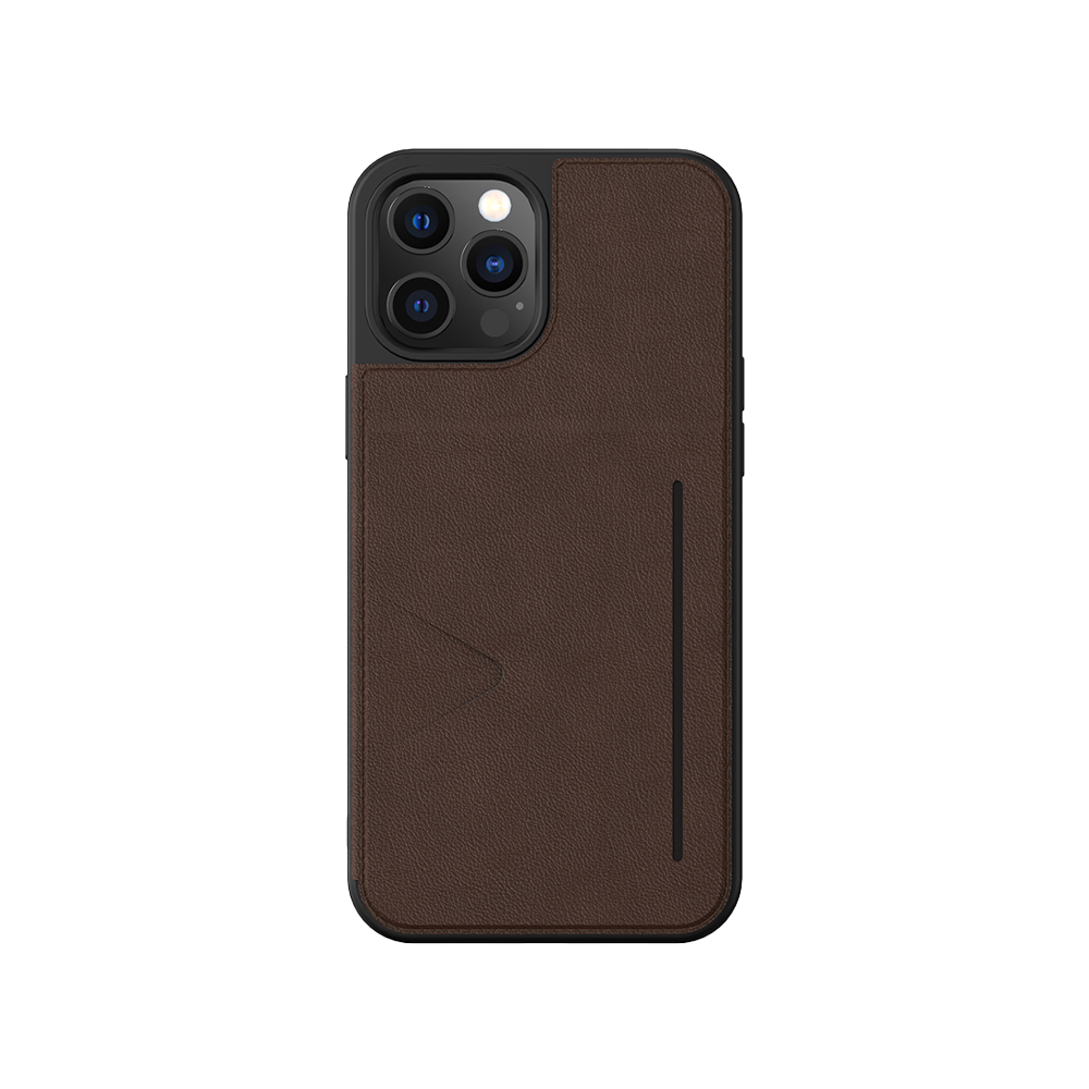 NOVANL WalletGuard hoesje voor iPhone 12 Pro Max Bruin Brown