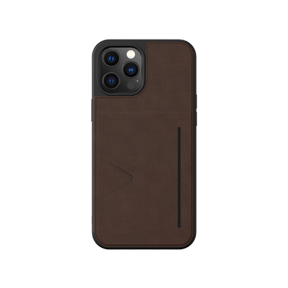 NOVANL WalletGuard hoesje voor iPhone 12 Pro Max Bruin Brown