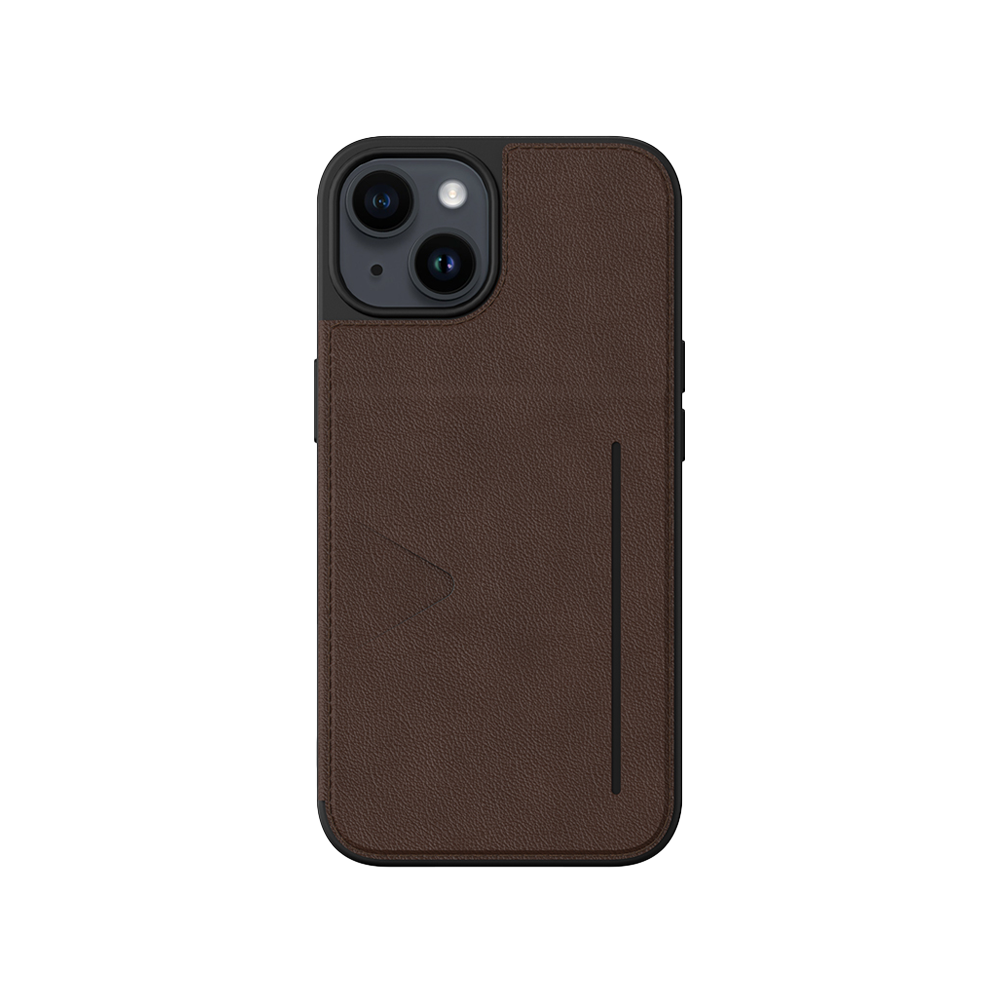 NOVANL WalletGuard hoesje voor iPhone 14 Bruin Brown