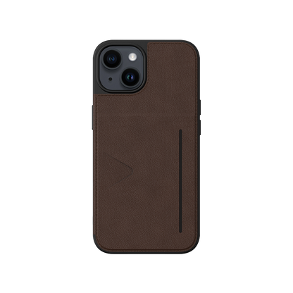 NOVANL WalletGuard hoesje voor iPhone 14 Bruin Brown