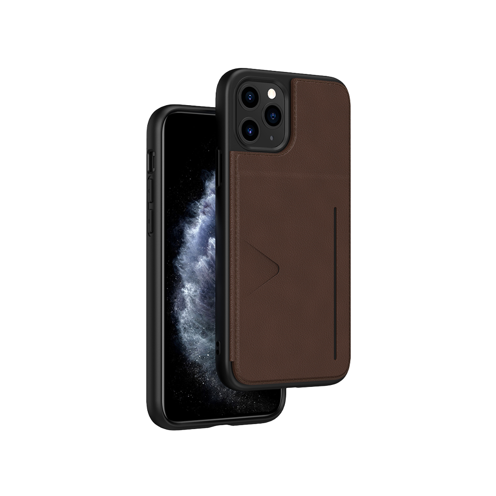 NOVANL WalletGuard hoesje voor iPhone 11 Pro Max Bruin Brown