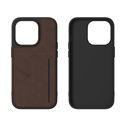 NOVANL WalletGuard hoesje voor iPhone 14 Pro Max Bruin Brown