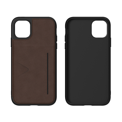 NOVANL WalletGuard hoesje voor iPhone XR Bruin Brown