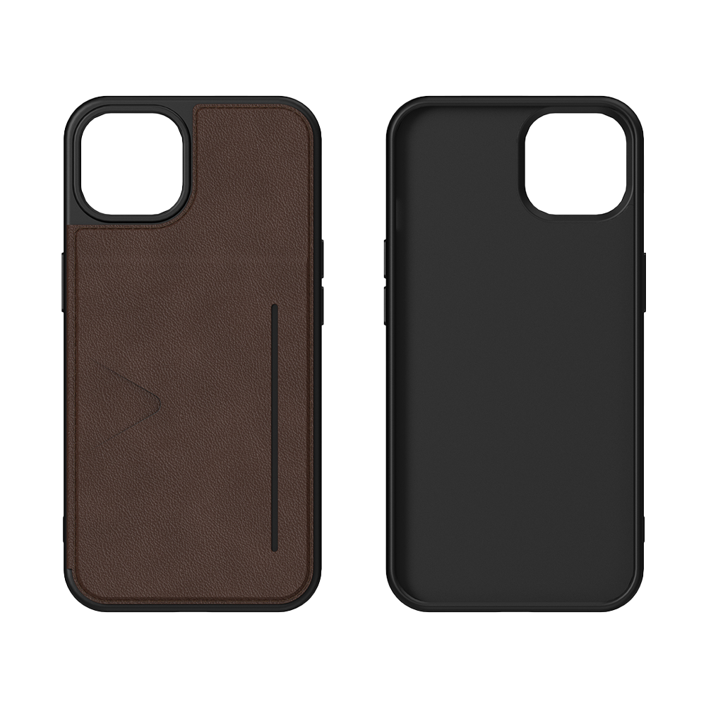 NOVANL WalletGuard hoesje voor iPhone 13 Mini Bruin Brown