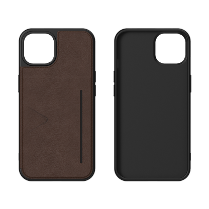 NOVANL WalletGuard hoesje voor iPhone 13 Mini Bruin Brown