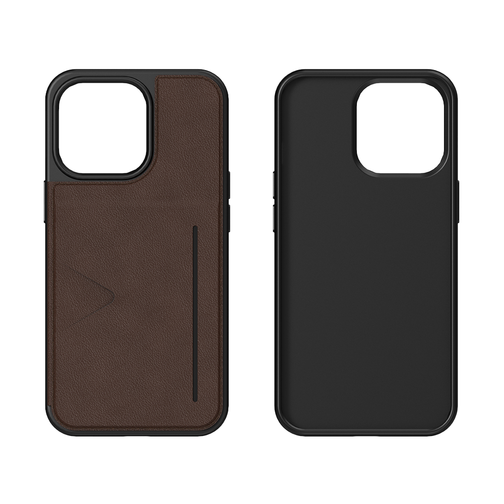 NOVANL WalletGuard hoesje voor iPhone 13 Pro Bruin Brown