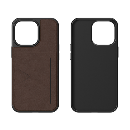 NOVANL WalletGuard hoesje voor iPhone 13 Pro Bruin Brown