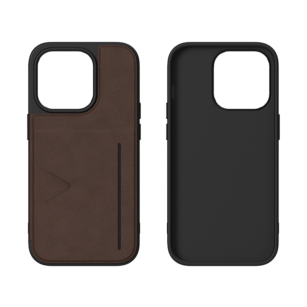 NOVANL WalletGuard hoesje voor iPhone 14 Pro Bruin Brown