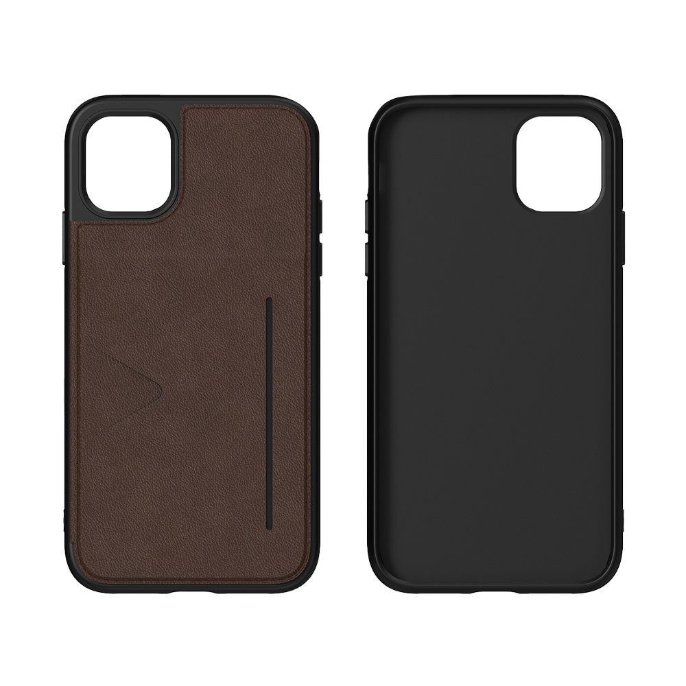 NOVANL WalletGuard hoesje voor iPhone 11 Bruin Brown